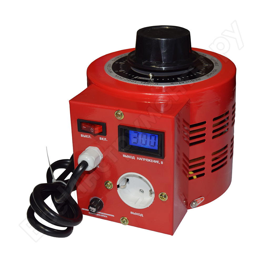 Laboratório autotransformador suntek latr 2000va faixa vermelha 0-300 volts, 8a sk2.2_ltr2000red