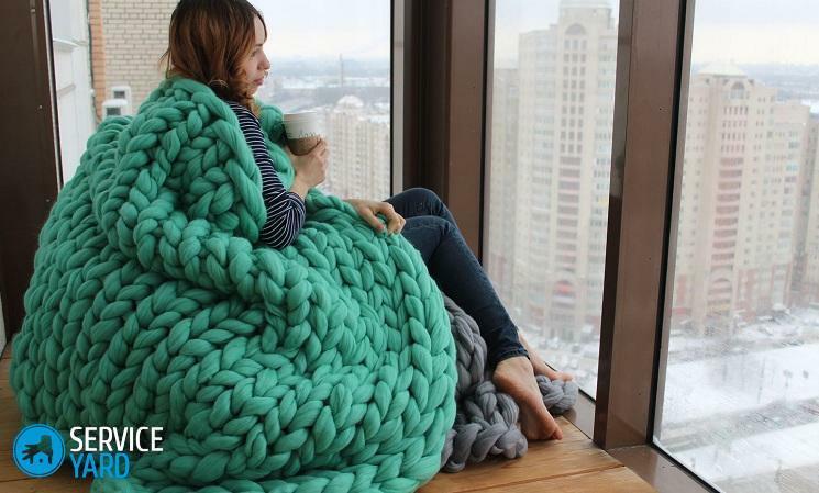 Que tipo de fio é melhor tricotar um cobertor?