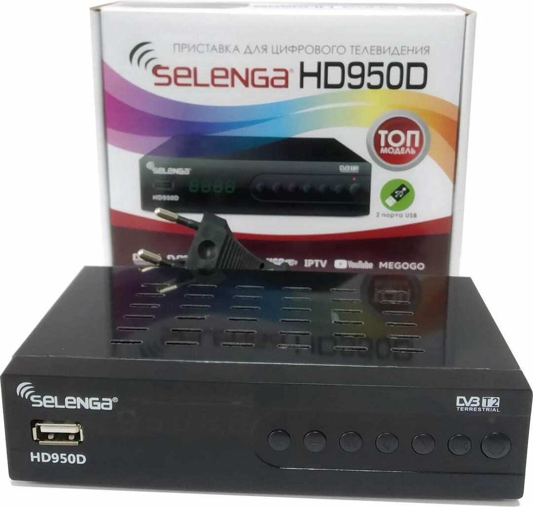 Selenga HD950D är utrustad med en kontrollpanel