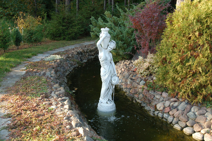 escultura para projeto de jardim