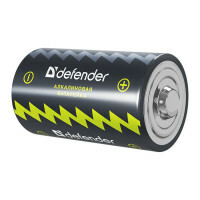 Batterie Defender LR20-2B D, alcaline, 2 pièces