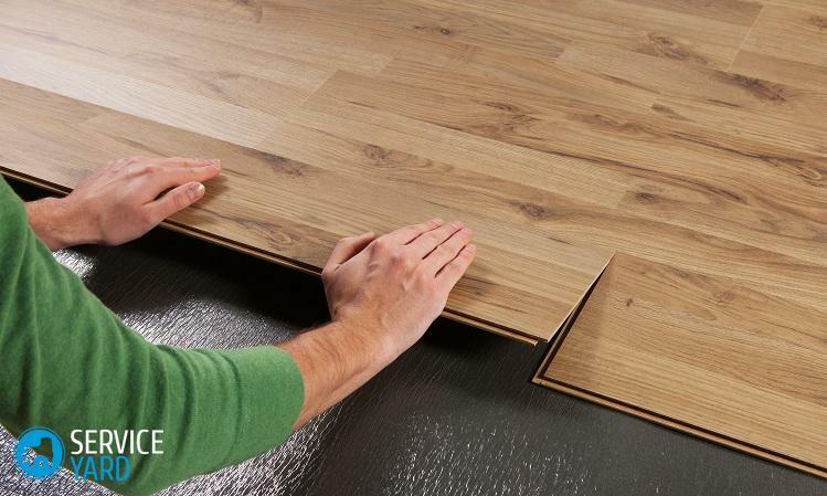 How to put a laminate?