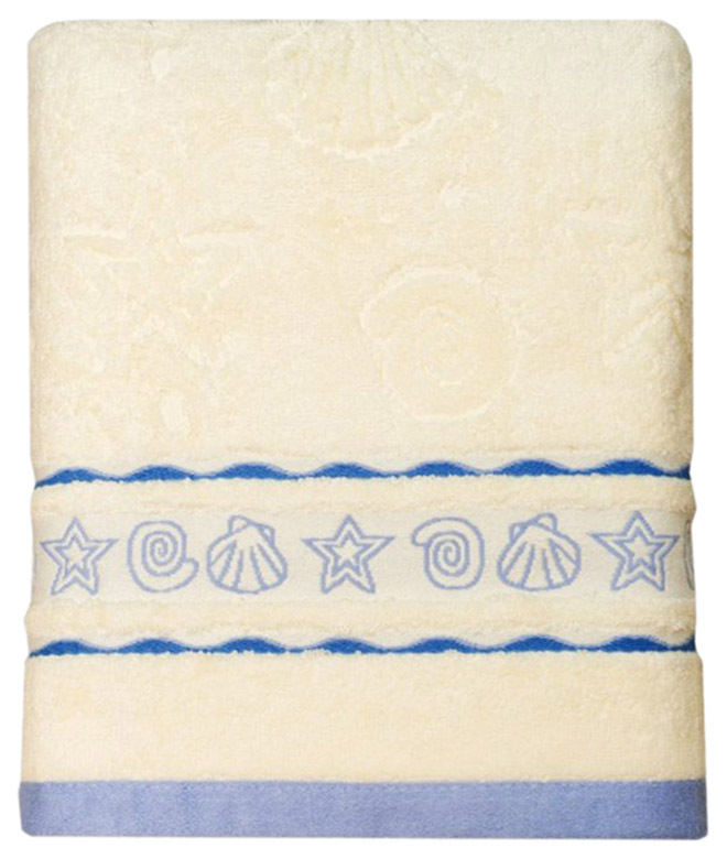 Ansigtshåndklæde, håndklæde Belezza Maritime blå