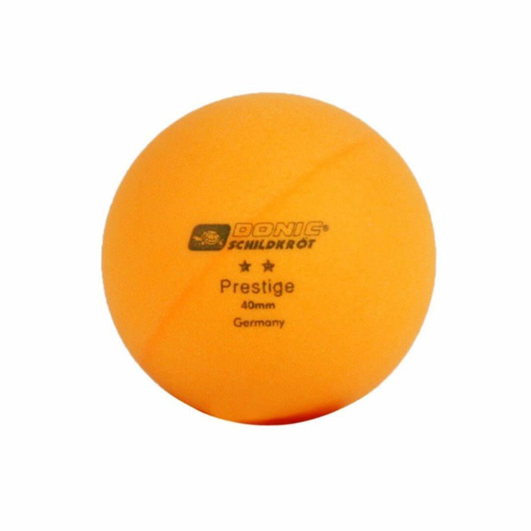 Asztali teniszlabda Donic Prestige 2 narancs, 6 db.