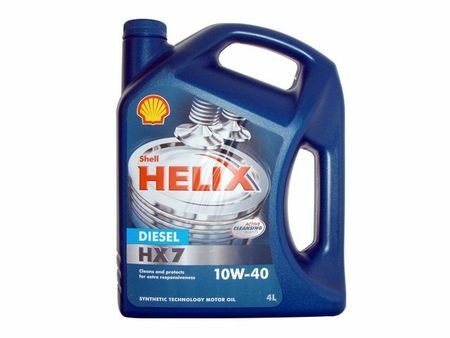 Motorno olje SHELL Helix Diesel + / HX7 10W40 4l