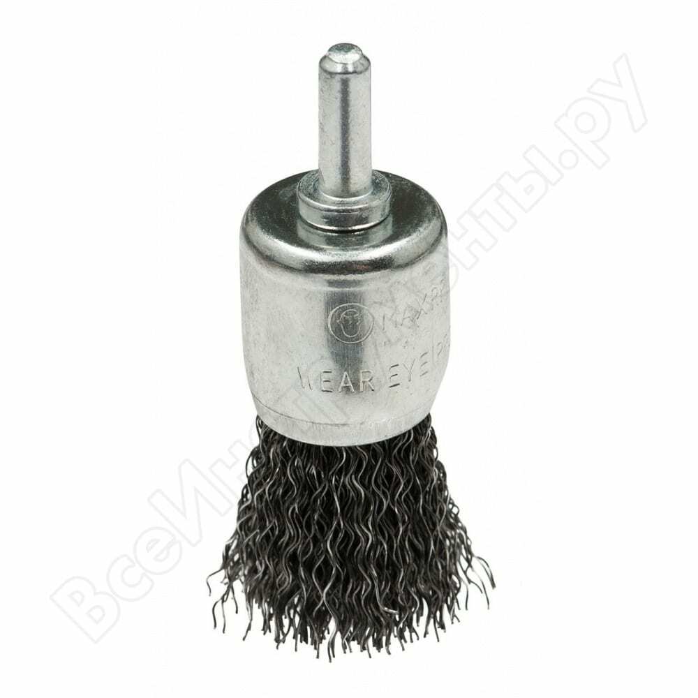 End brush master (25 mm; corrugated steel wire 0.3 mm; shank 6 mm) for drills professional equipment 20205002