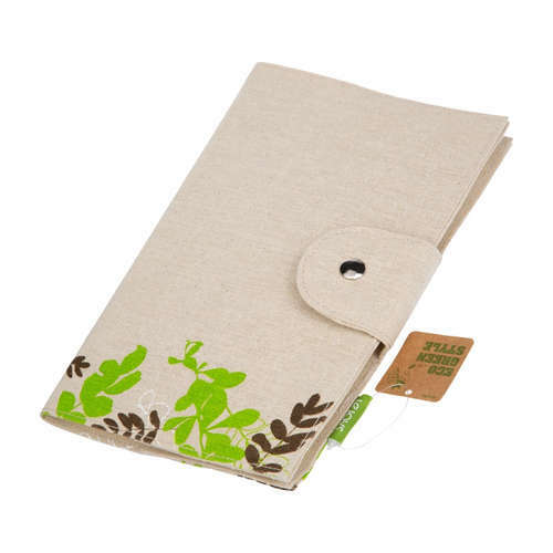 Notepad, Lejoys, Sustainable Series, A5, 100l, cage, cotton-linen cover