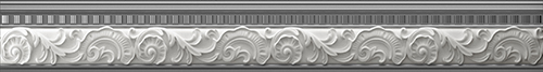 Carrelage céramique Azteca Dream Lis. Bordure de glace 4x30