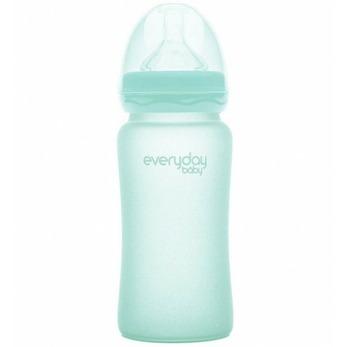 Everyday Babyflaschenglas mit schützender Silikonbeschichtung 240 ml