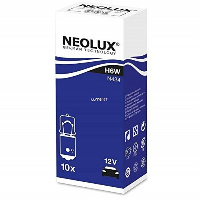 Autolamppu NEOLUX, H6W, 12 V, 6 W, N434