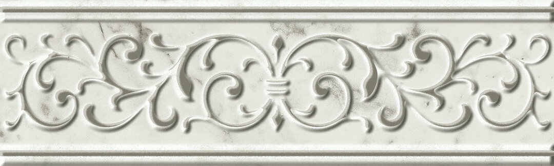 Keramične ploščice Italon Charme Extra 600090000447 Carrara Listello Empire border 7,2x25
