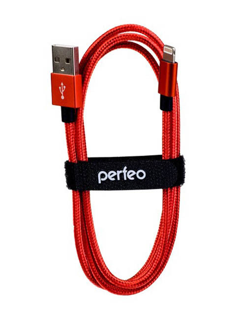 Príslušenstvo Perfeo USB - Lightning 3m červená I4310