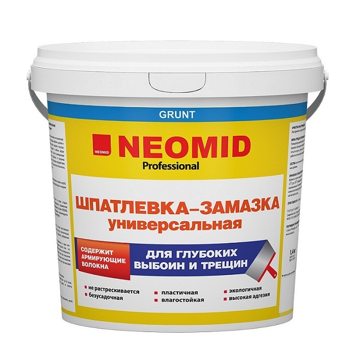 Kátyú és repedésfeltöltő Neomid 1,4 kg