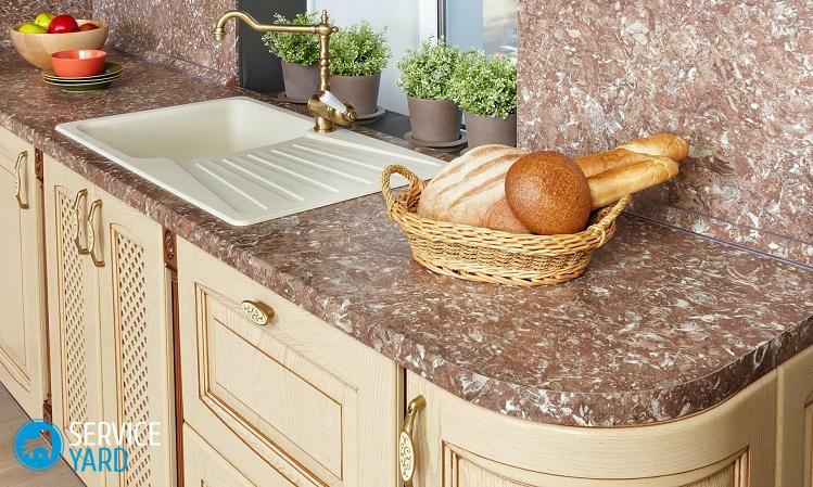 How to choose the color of the countertop for the kitchen?