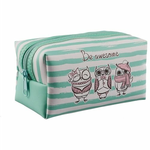 Neceser con cremallera Owls Be awesome (16x8) (caja de PVC) (12-11835-be-awesome)
