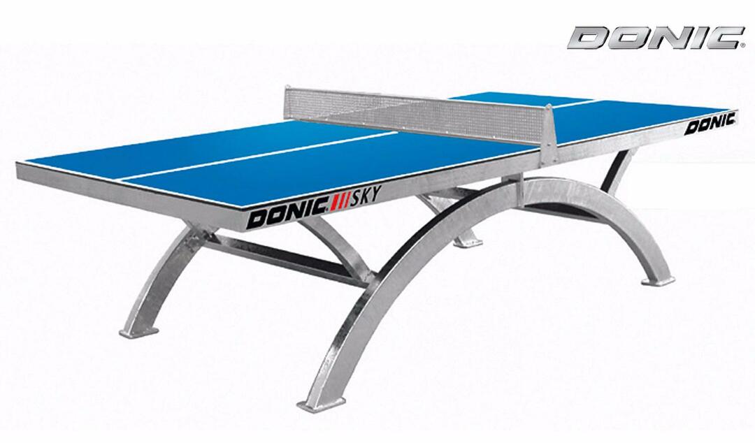 Vandalizme karşı tenis masası Donic SKY blue