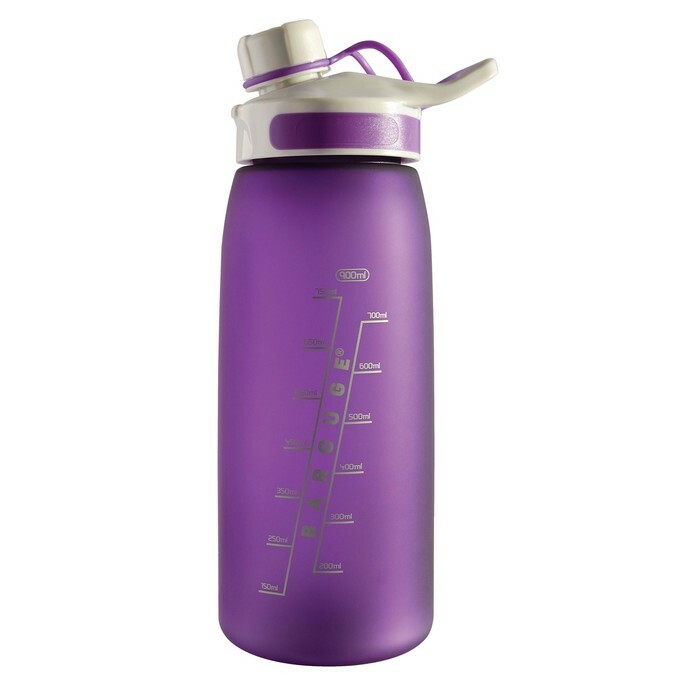 Botella de agua activa activa 900 ml, violeta