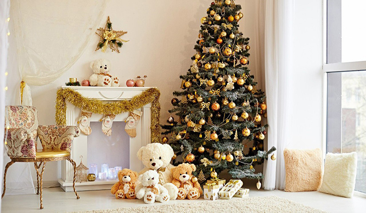 Interessante decorazione dell'albero di Natale