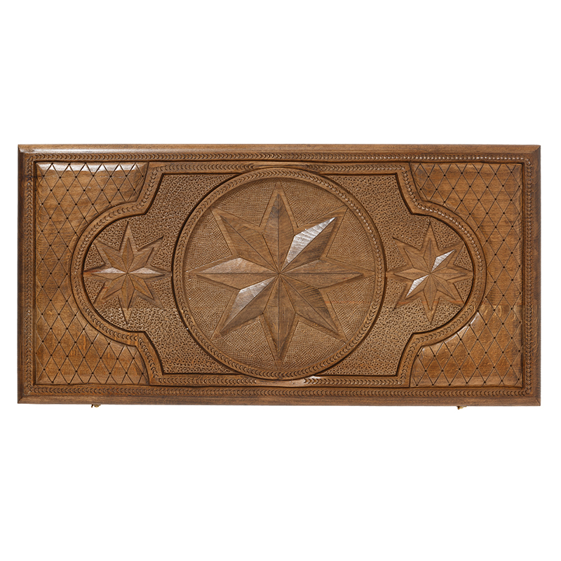 Backgammon carved Mirzoyan Stars