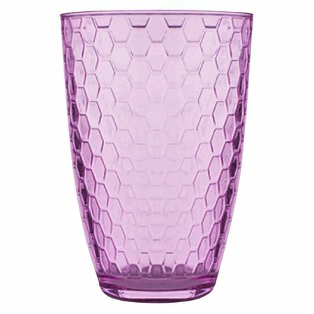 Stiklinė PASABAHCE Enjoy Loft rožinė 360 ml aukščio taurė