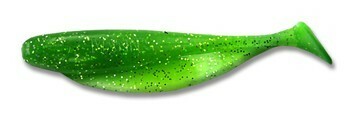 „Vibrotail Manns Spirit-120“ (skaidri tamsiai žalia. su ser bl) (10 vnt.) 
