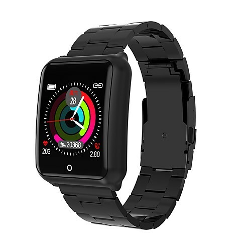 Mænd Smart Armbånd Android iOS Bluetooth Sport Vandtæt Pulsmåler Blodtryksmåling Touchskærm / Aktivitetsmåler / Vækkeur