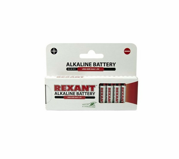 Batería AAA - Rexant LR03 1.5V 1200 mAh 30-1011 (12 piezas)