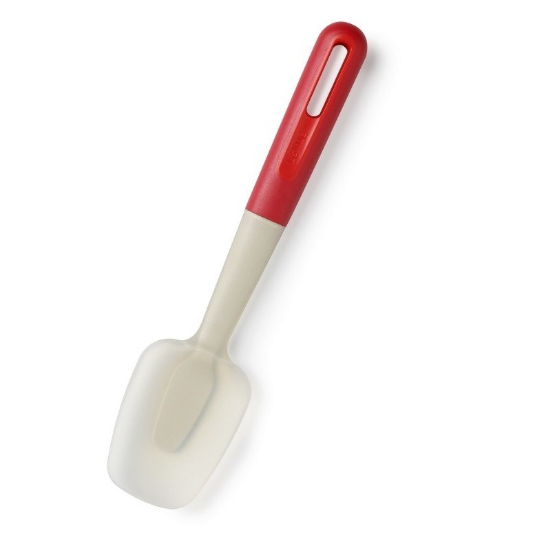 Silicone spoon Lekue red