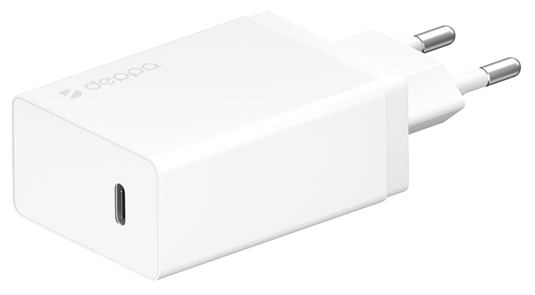 Chargeur mural Deppa Power Delivery USB type-C 3A Blanc