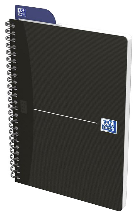 Oxford University Press Smart Notebook negro, A5, 90 hojas, cuadrado