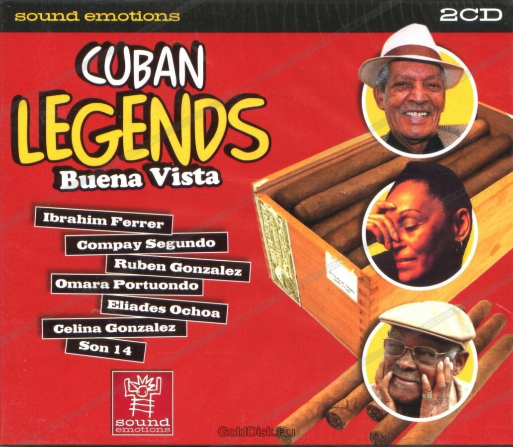 Ljud -CD Olika artister Cuba Legends / Buena Vista