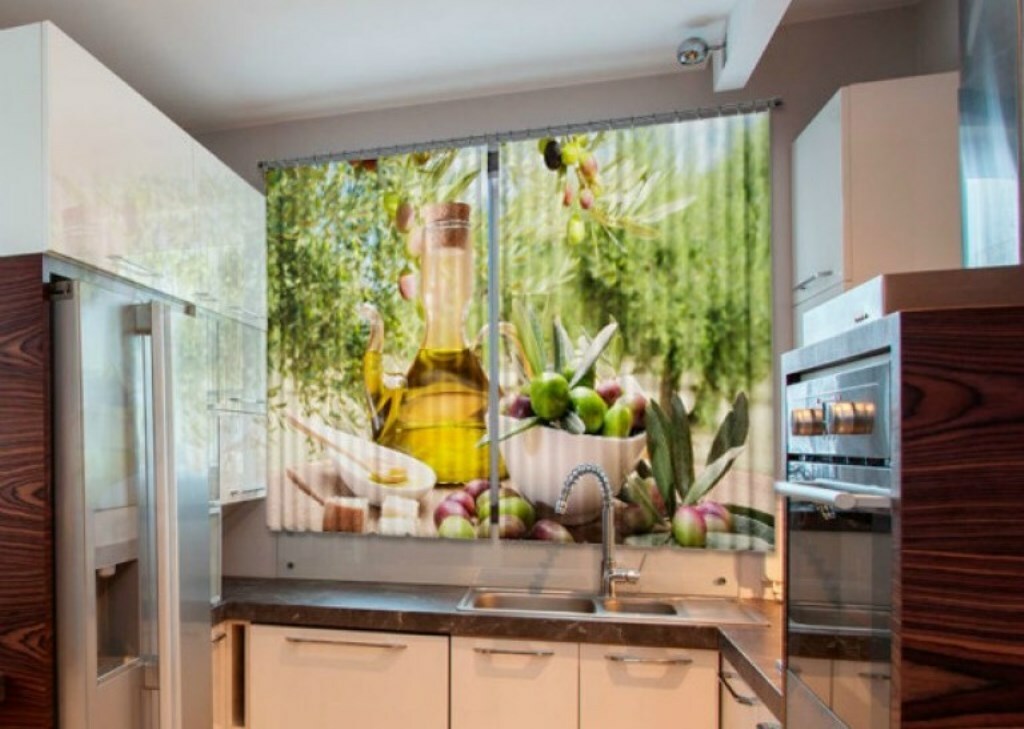 cortinas de fotos para el diseño de cocinas