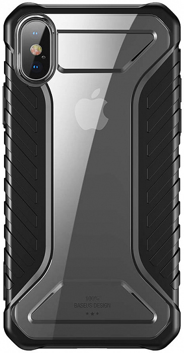 Baseus Michelini ümbris (WIAPIPH65-MK01) iPhone Xs Max (must) jaoks