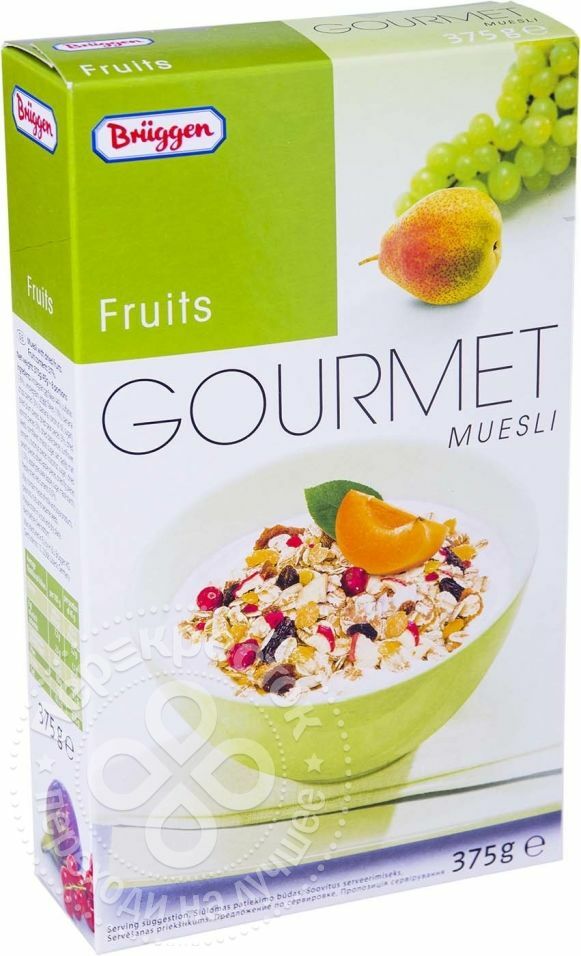 „Musli Bruggen Gourmet“ su vaisiais 375 g