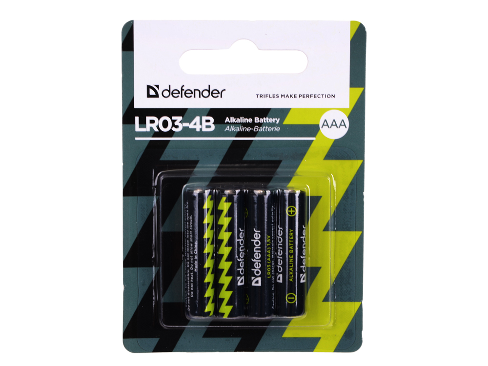 Batérie Defender LR03-4B 4PCS 4 ks 56002