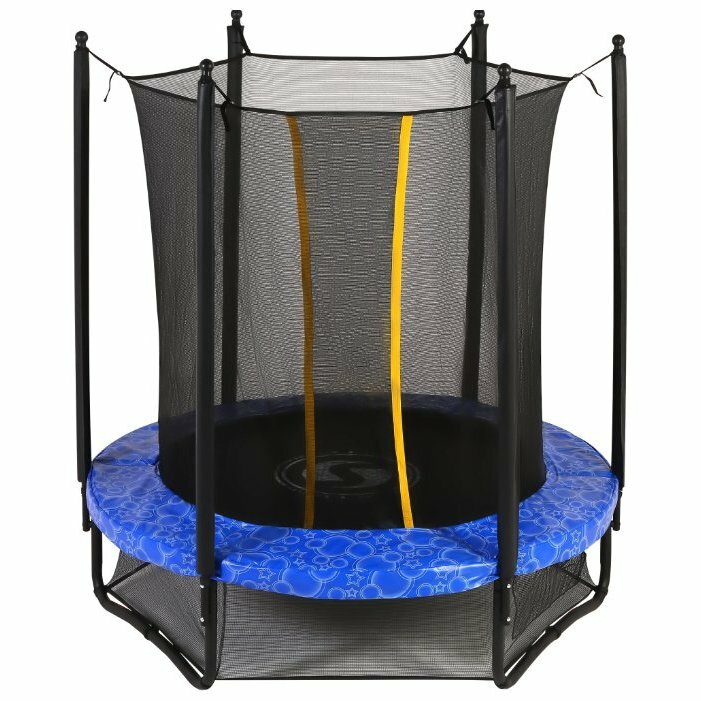 Trampoline Swollen Classic 2018 with mesh 183 cm, blue