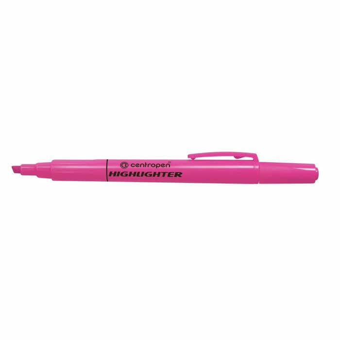 Highlighter marker 4.0 Centropen 8722 pink