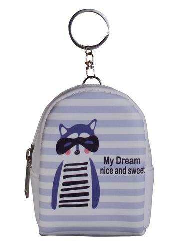 Handväska - Plånbok med dragkedja Raccoon (10cm) (PVC -låda)