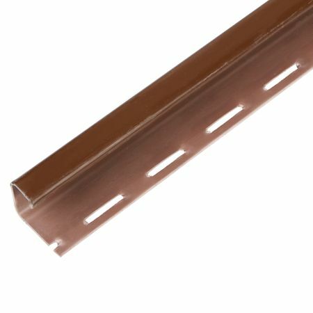 J-profil for Fineber fasadeplater farge brun