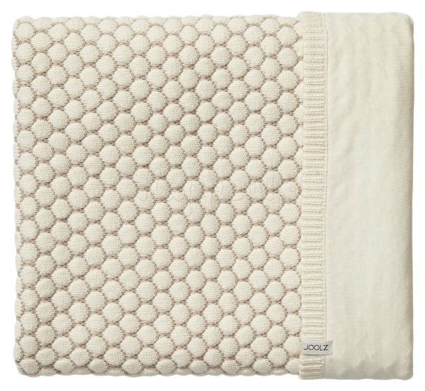 Antklodė vežimėliams Joolz Nest Honeycomb OFF WHITE