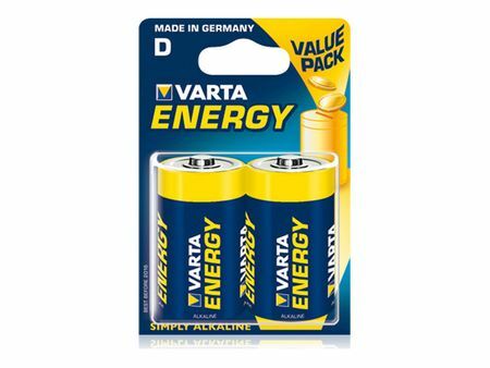 Batterij VARTA Energy D blister 2st