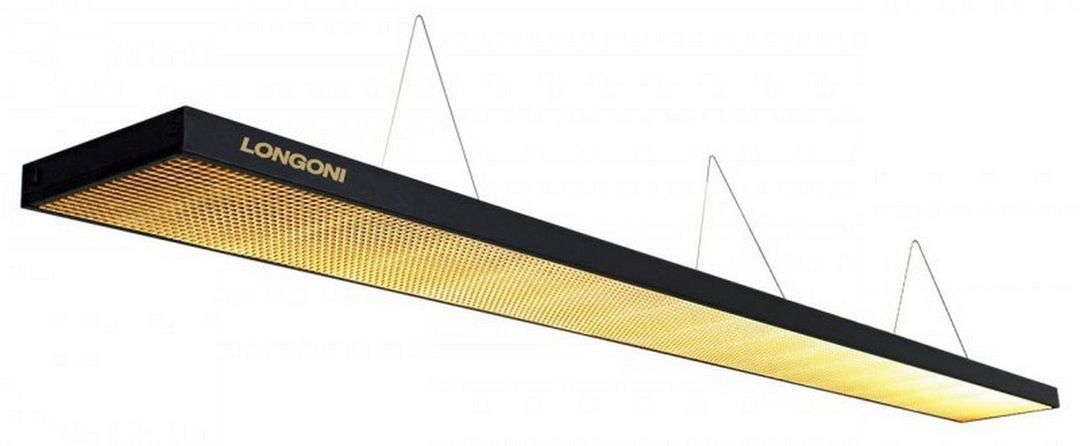 מנורת LED Norditalia Longoni Compact (שחור, מחזיר זהב) 75.320.10.7