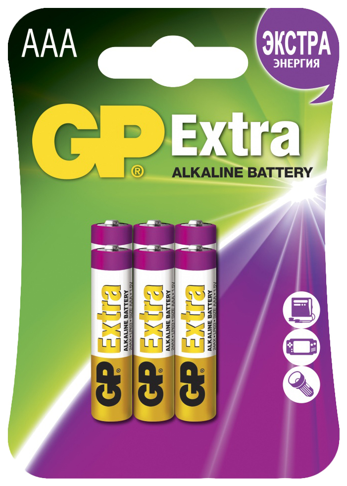 Akumulators GP Baterijas Extra 24AX-2CR6 6 gab