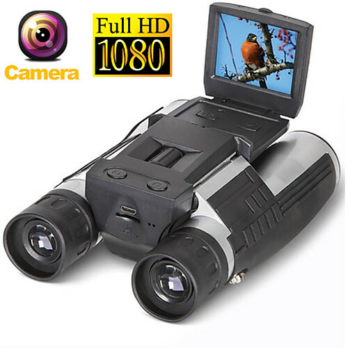 Câmera digital binocular telescópica 5mp sensor cmos 2.0 \ '\' tft full hd 1080p dvr foto video binóculos usb