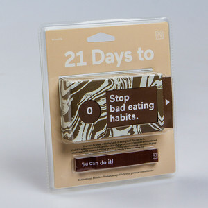 Doiy Paper Motivator Kit \ '\' 21 jours pour arrêter de manger de la malbouffe \ '\'