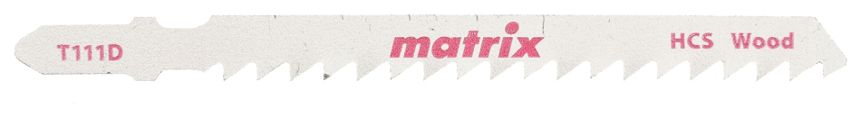 MATRIX sticksågblad för trä 3 st T111D, 75 x 4 mm HCS 78226