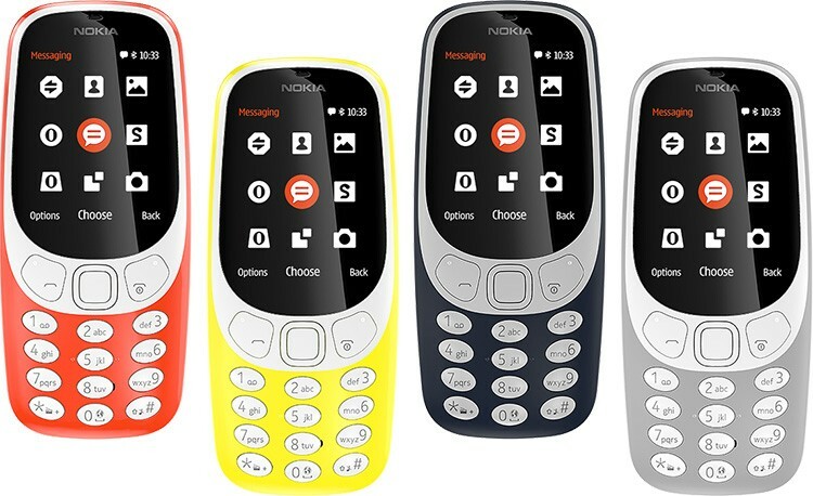 Nokia 3310 est une barre chocolatée classique qui a subi un restylage en 2017