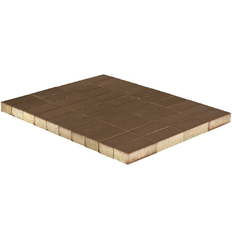 Brolægningsplader Braer Rektangel brun 200x100x60 mm