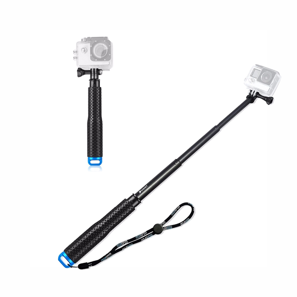 Wasserdichte, handverstellbare Verlängerung Selfie Stick Handheld Einbeinstativ