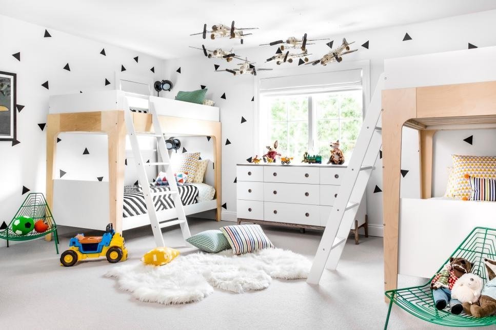 Moderna otroška soba notranjost